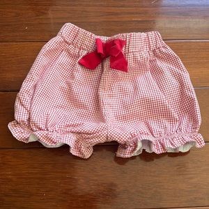 Beaufort Bonnet red and white checkered shorts